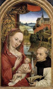 5. Maria geeft melk aan Bernadus van Clairvaux, Vlaanderen, 1480. Collectie Het Grand Curtius